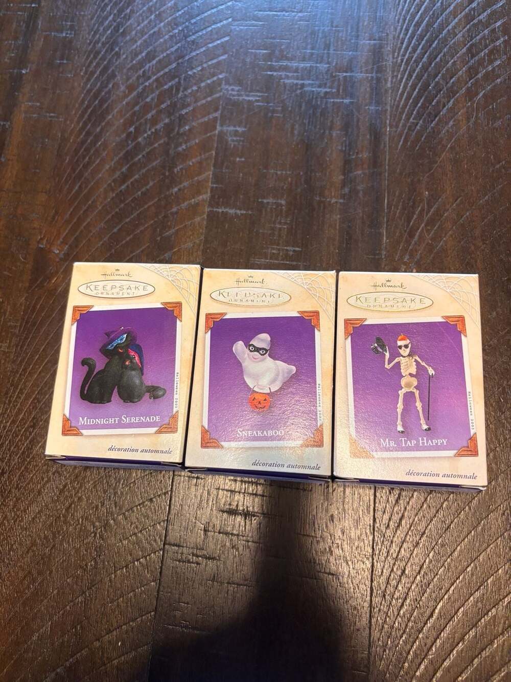 Hallmark Keepsake Halloween Ornament Set of 3 2003